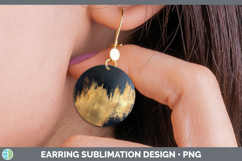 GorgeousAbstract Round Earrings design.
