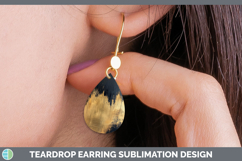 GorgeousAbstract Teardrop Earrings design.