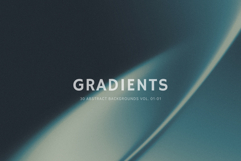 30 Abstract Gradient Blur Backgrounds 01-01 Blue &amp; Teal Product Image 1