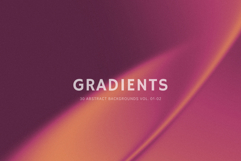 30 Abstract Gradient Blur Backgrounds 01-02 Pink &amp; Orange Product Image 1