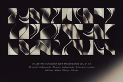 30 Abstract Gradient Blur Backgrounds 01-04 Warm Metallic Product Image 2