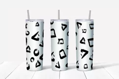 Abstract grunge sublimation design Skinny tumbler wrap design 