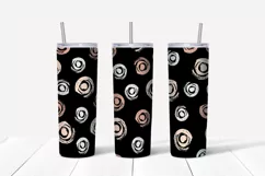 Abstract grunge sublimation design Skinny tumbler wrap design 