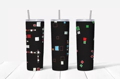 Abstract grunge sublimation design Skinny tumbler wrap design 