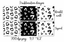 Abstract grunge sublimation design Skinny tumbler wrap design 