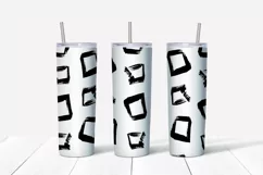 Abstract grunge sublimation design Skinny tumbler wrap design 