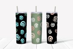 Abstract grunge sublimation design Skinny tumbler wrap design 