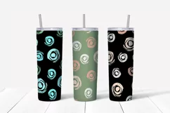 Abstract grunge sublimation design Skinny tumbler wrap design 