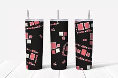Abstract grunge sublimation design Skinny tumbler wrap design 