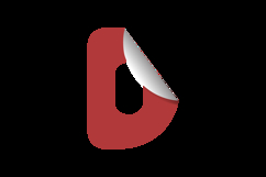 Abstract initial logotype D template design Product Image 2