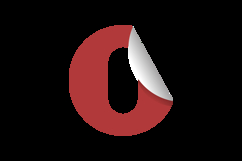Abstract initial logotype O template design Product Image 2