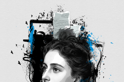 Abstract Mixed Media Portrait Art Photo Effect Product Image 6