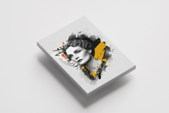 Elegant Abstract Ink Splash Portrait Photo Effect Product Image 2