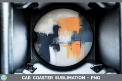 GorgeousAbstract Car Coaster design.