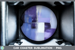 GorgeousAbstract Car Coaster design.