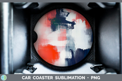 GorgeousAbstract Car Coaster design.