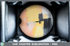 GorgeousAbstract Car Coaster design.