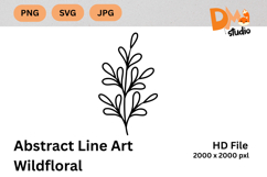 Abstract Line Art Wildfloral Product Image 1