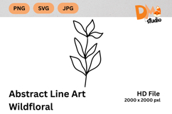 Abstract Line Art Wildfloral Product Image 1