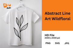 Abstract Line Art Wildfloral Product Image 1