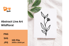 Abstract Line Art Wildfloral Product Image 1
