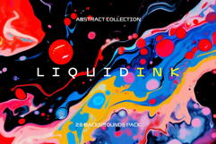 Abstract Liquid Ink Backgrounds Product Image 1