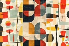 Abstract Mid Century Digital Paper Bundle Product Image 4