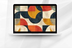 Abstract Mid Century Digital Paper Bundle Product Image 5