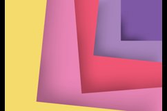 Abstract modern colorful paper cut background concept Product Image 2