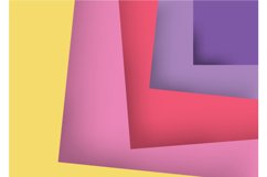 Abstract modern colorful paper cut background concept Product Image 1