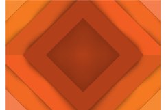 Abstract modern orange paper cut background Product Image 1