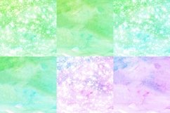 Abstract Summer Watercolor Digital Papers Glitter Background Product Image 4