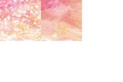 Abstract Summer Watercolor Digital Papers Glitter Background Product Image 5