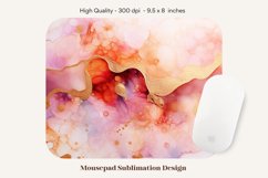 Abstract Mouse Pad Sublimation Alcohol Ink Splash Mousepad