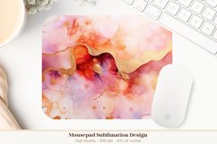 Abstract Mouse Pad Sublimation Alcohol Ink Splash Mousepad