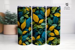Abstract Nature Pattern Sublimation Tumbler Wrap Design Product Image 2