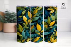 Abstract Nature Pattern Sublimation Tumbler Wrap Design Product Image 4