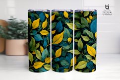 Abstract Nature Pattern Sublimation Tumbler Wrap Design Product Image 6