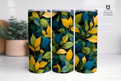 Abstract Nature Pattern Sublimation Tumbler Wrap Design Product Image 8