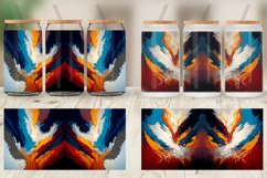 Glass Can Wraps Abstract Oil Painting Product Image 4