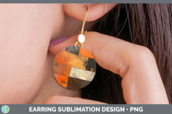 GorgeousAbstract Round Earrings design.