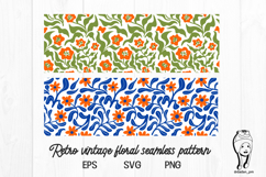 Retro vintage floral seamless pattern Product Image 1