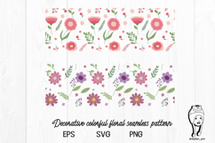Decorative colorful floral seamless pattern Product Image 1