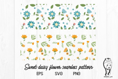 Sweet daisy flower seamless pattern Product Image 1