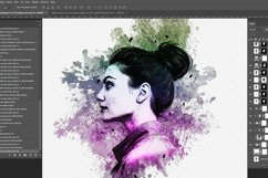 Abstract Paint Photoshop Action Product Image 7