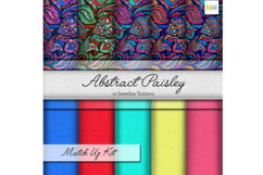 Abstract Paisley Seamless Textures Product Image 1