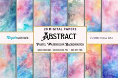 Abstract Pastel Digital Paper Bundle Product Image 1