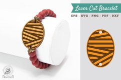 Abstract Pattern Laser Cut Bracelet SVG 1 Product Image 1