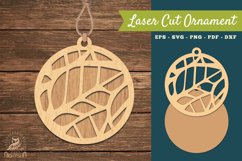 Abstract Pattern Laser Cut Ornament SVG 6 Product Image 1