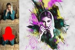 Abstract Portrait Art Photo Effect Product Image 5